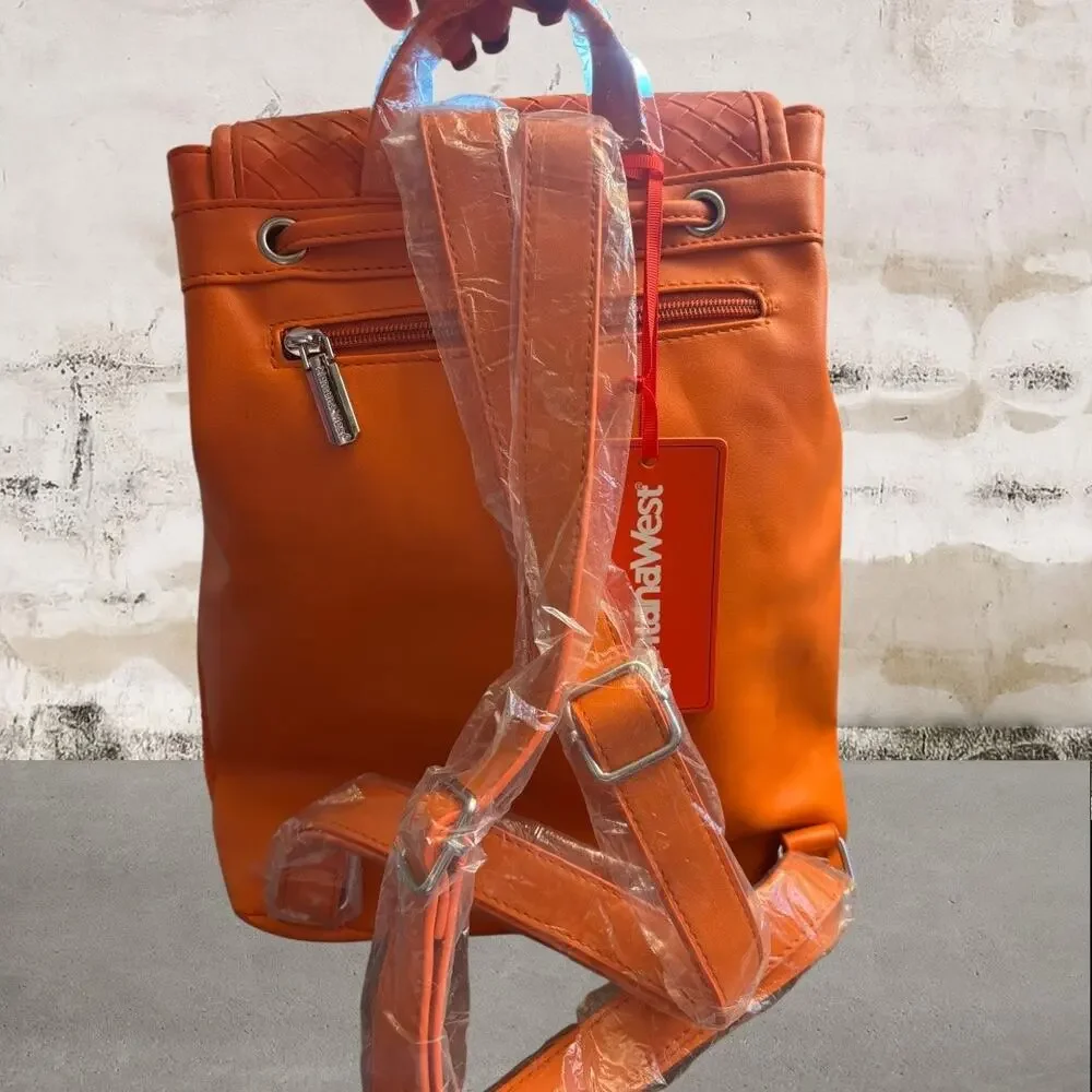 Montana West Orange Backpack - Picture 3 of 6